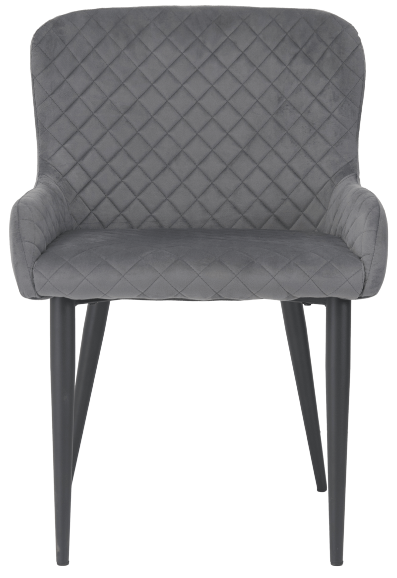 Juxe dining chair - Grey Velvet,
