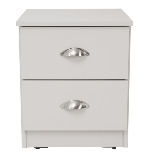 Royale 2 drawer bedside - Cashmere(1)
