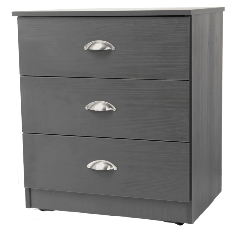 Royale 3 Drawer chest - Graphite(2)