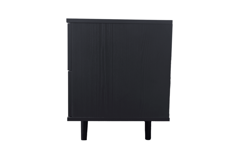 Xandu 2 Drawer tv unit - Black